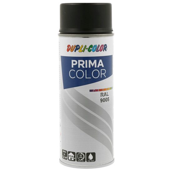 Vopsea spray acrilică DUPLI-COLOR PRIMA COLOR RAL9005 negru mat, 400ml