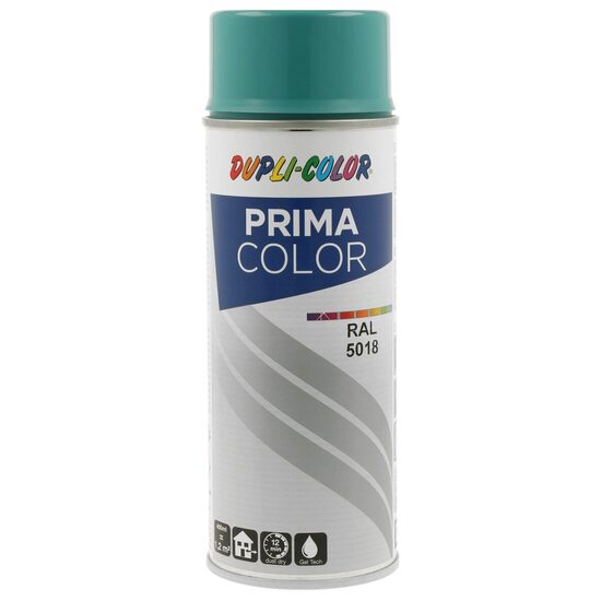Vopsea spray acrilică DUPLI-COLOR PRIMA COLOR RAL5018 albastru turcoaz, 400ml