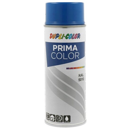 Vopsea spray acrilică DUPLI-COLOR PRIMA COLOR RAL5010 albastru gențian, 400ml