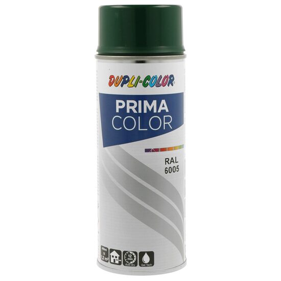 Vopsea spray acrilică DUPLI-COLOR PRIMA COLOR RAL6005 verde mușchi, 400ml
