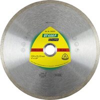 Disc de tăiere diamantat KLINGSPOR DT  DT 600F, ceramică, faianță și teracotă, 230x1,9X22,23mm