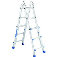 Scara telescopică multifuncțională DLM404, 4x4 trepte, 4m
