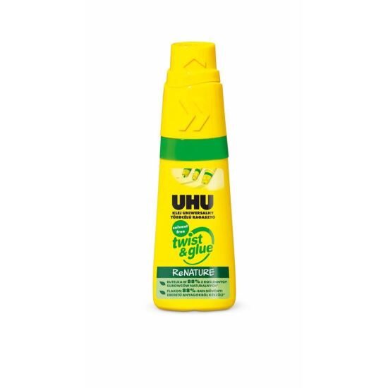 Adeziv universal fără solvent pentru școală și birou UHU Twist&Glue, 90ml 