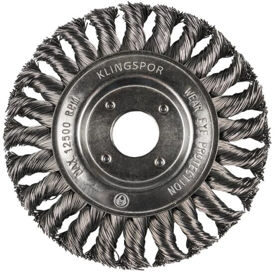 Perie de sârmă rotundă KLINGSPOR BR600Z, 125 mm