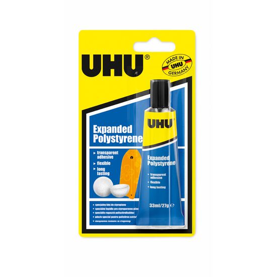 Adeziv pentru polistiren UHU, 33ml, blister