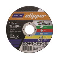 Disc taiere NORTON CLIPPER C60T, 115x1,0mm 