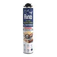 Spumă poliuretanică pentru pistol RINO ALL MATERIALS 60 sec, 750ml, pentru pistol