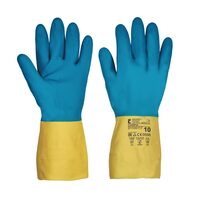 Mănuși din latex Caspia imersate în neopren, mărime 10