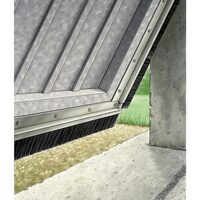 Profil aluminiu cu perie pentru garaj ELLEN IBS 50, 2,5m
