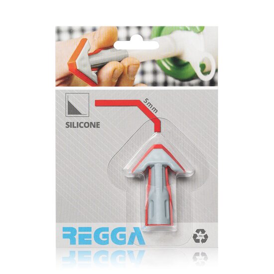 Aplicator plat pentru etanșeizant siliconic REGGA roșu, 5mm