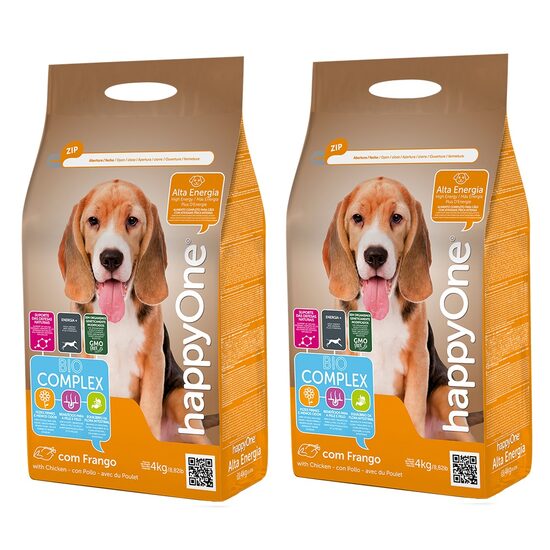 PACHET 2 x Hrană uscată pentru câine High Energy, HappyOne, 4 kg