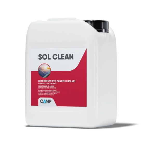 Soluție pentru curățarea panourilor fotovoltaice și solare, SOL CLEAN, 5 L