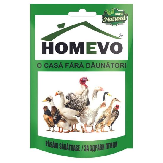 Aditiv furajer pentru păsări domestice HOMEVO, 50g