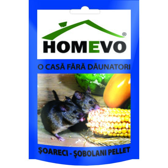 Repelent împotriva șoarecilor și a șobolanilor HOMEVO, 150gr