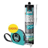 Adeziv Premium pentru piatră și marmură BISON You Can Stick, 440g + Ruletă CADOU