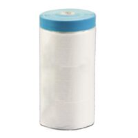 Folie de protecție cu bandă autoadezivă de hârtie PROCOLOR, rezistentă la UV, 210cmx20m, 165microni