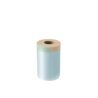 Folie de protecție cu bandă autoadezivă de hârtie PROCOLOR, pentru diverse suprafețe, 140cmx33m, 165microni