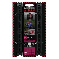 Coardă din cauciuc QUICKLOADER, greutate asigurată 15kg, 110cm, 2 buc