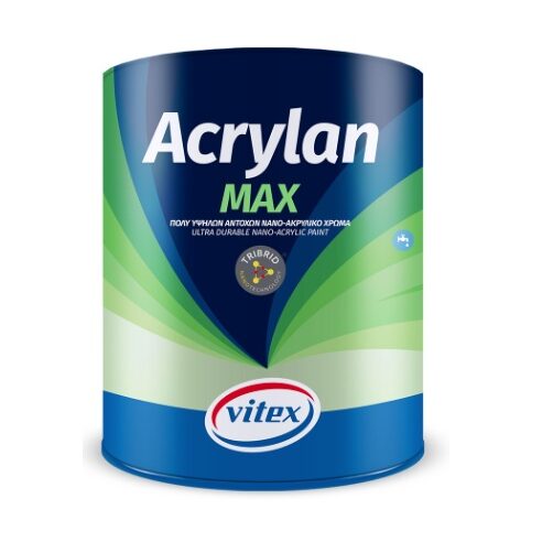 Vopsea acrilică premium mată, VITEX Acrylan Max , albă, 10L