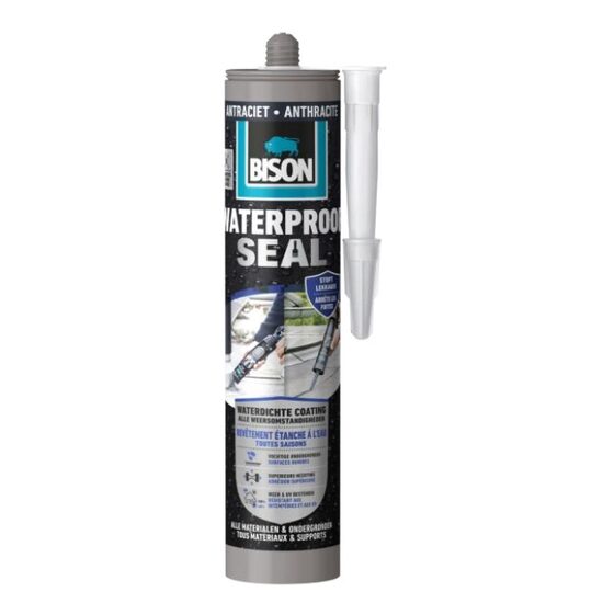 Etanșeizant pentru acoperiș BISON Waterproof Seal, 290ml, antracit