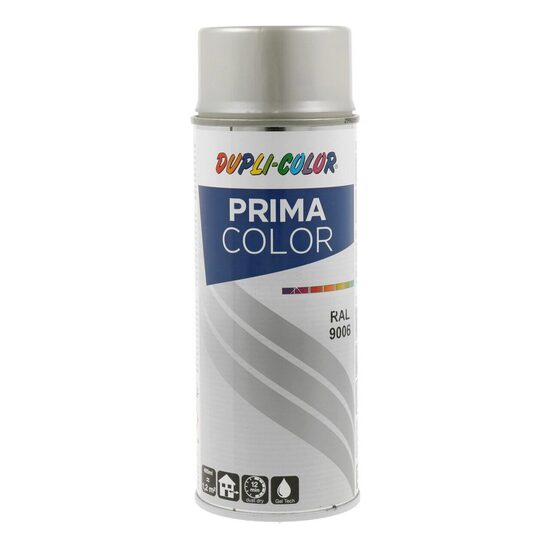 Vopsea spray acrilică DUPLI-COLOR PRIMA COLOR RAL9006 argintiu, 600ml