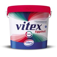 Vopsea ultra-lavabilă premium satinată, VITEX CARE EGGSHELL, albă,10L