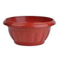 Ghiveci cu farfurie, diametru 30 cm, maro
