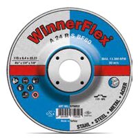 Disc de șlefuire WINNERFLEX A24RS, pentru oțel, 125mmx6.4mm