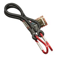 Coardă elastică plată QUICKLOADER, greutate asigurată 10kg, 80cmx8mm