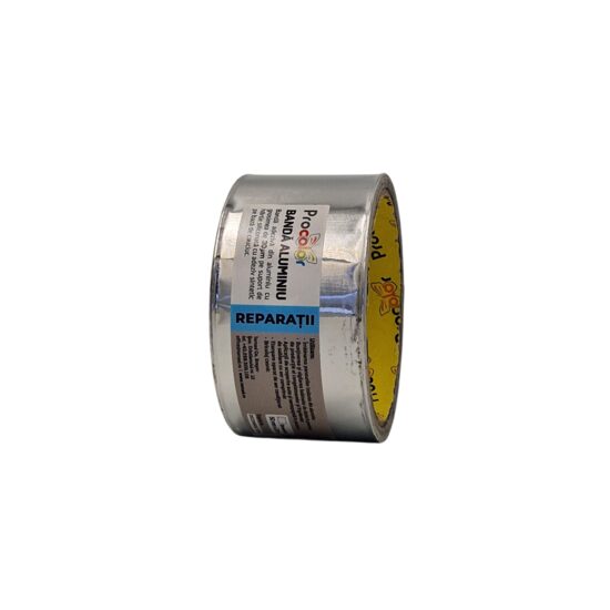Bandă aluminiu PROCOLOR, 50mmx10m