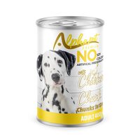 Hrană umedă Premium pentru câine Alphapet, cu carne de pui, 400 g