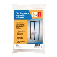 Folie de protecție cu fermoar tip I, pentru ușă, 1.2mx2.2m
