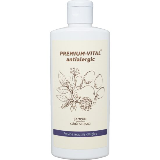 Șampon pentru câine și pisică Premium Vital, antialergic, 200ml