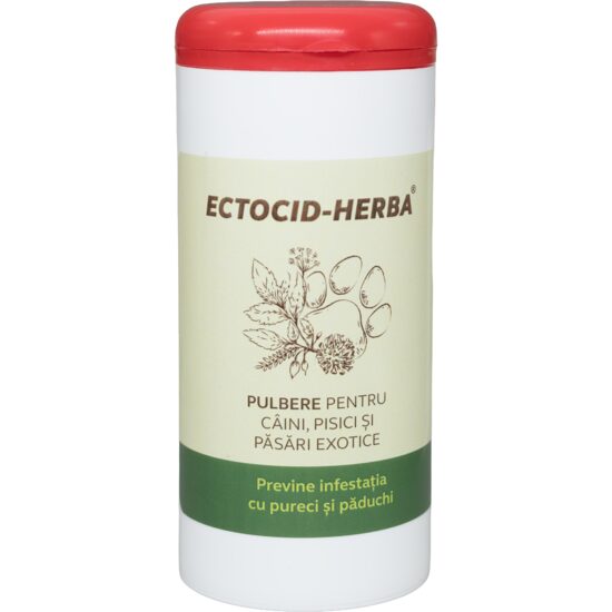 Pulbere pentru câine și pisică ECTOCID-HERBA Antiparazitar, 50g