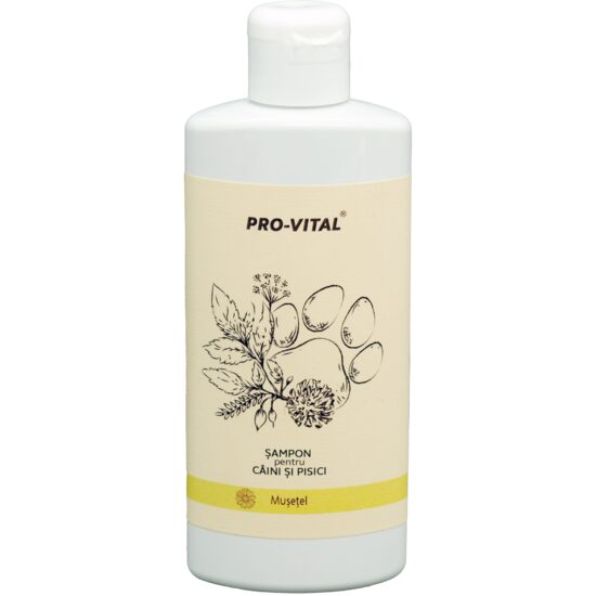 Șampon pentru câine și pisică Pro Vital, cu mușețel, 200ml