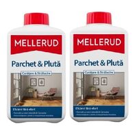 Pachet 2 x Soluție pentru curățarea parchetului MELLERUD, 1L