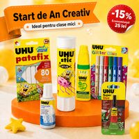 Pachet UHU pentru școala „Start de An Creativ”