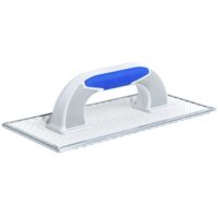Drișcă KUBALA cu talpă din oțel abrazivă pentru polistiren, cu mâner 3K, 130x270 mm