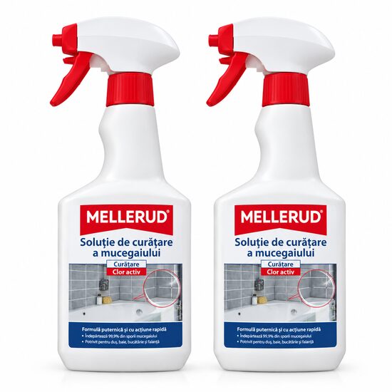 Pachet 2 x Soluție de curățare a mucegaiului MELLERUD, 0,5L